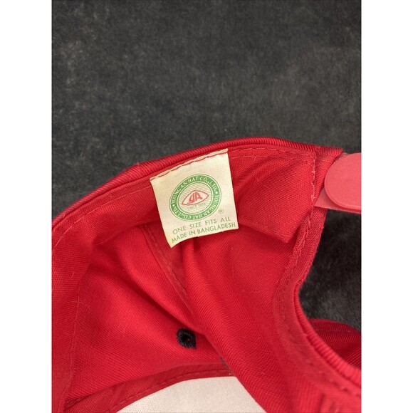 Vintage 90s McDonald's Racing Team Hat Bill Elliot 94 Promotional Snapback Red - Picture 7 of 7